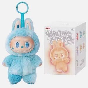 POP MART Labubu HOPE Big Into Energy Plush Vinyl Keychain - Brand New in Box